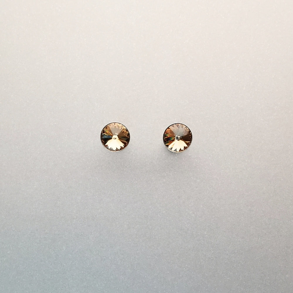 Aros de plata 925 Prisma tono Miel