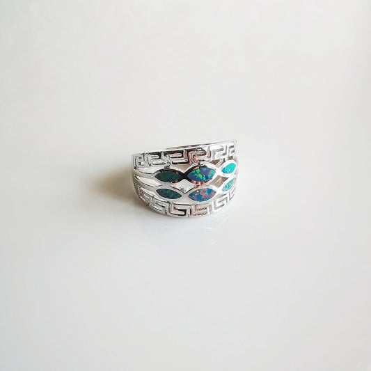 Anillo de plata 925 "OCEANO"