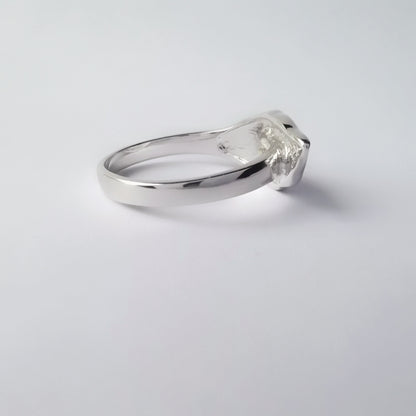 Anillo plata 925 diseño Hoja