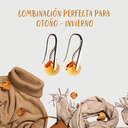 Aros colgantes APRICOT
