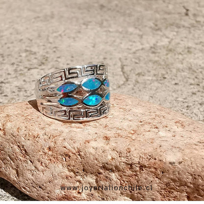 Anillo de plata 925 "OCEANO"