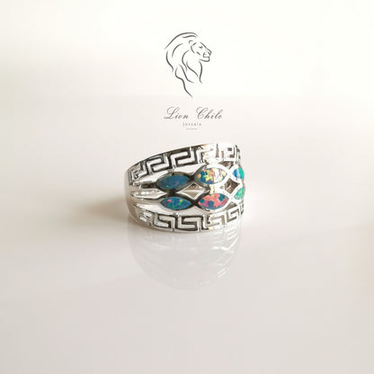 Anillo de plata 925 "OCEANO"