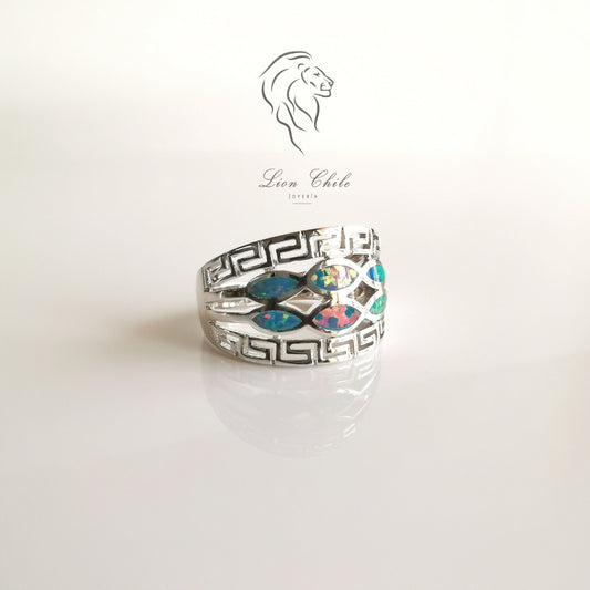 Anillo de plata 925 "OCEANO"