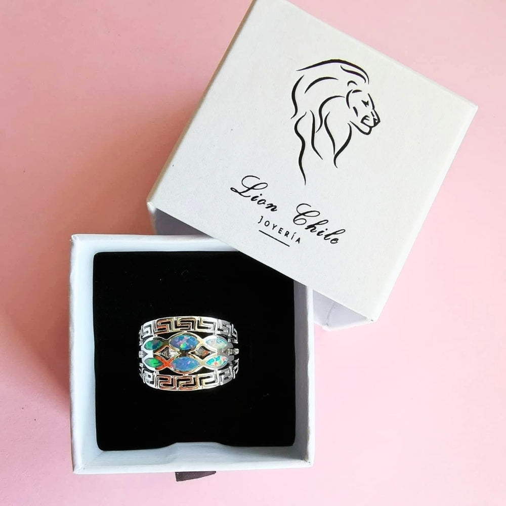 Anillo de plata 925 "OCEANO"
