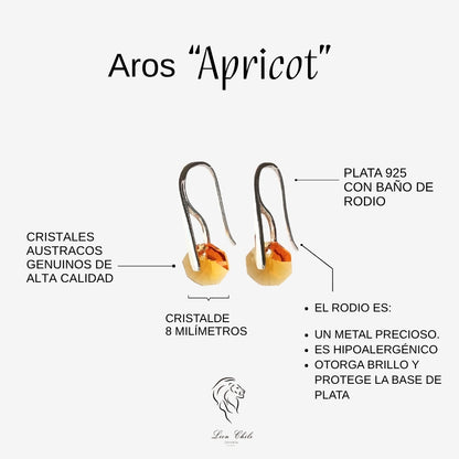 Aros colgantes APRICOT