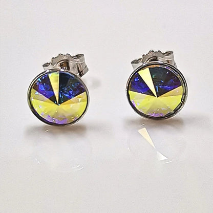 Aros de plata 925 Prisma tono Aurora