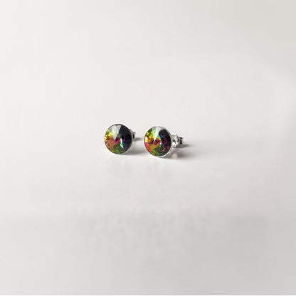 Aros plata 925 Essential Cristal Multicolor