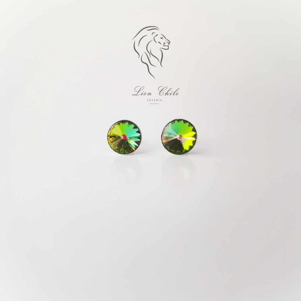 Aros plata 925 Essential Cristal Multicolor