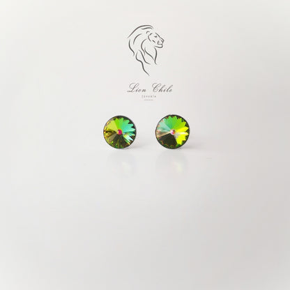 Aros plata 925 Essential Cristal Multicolor