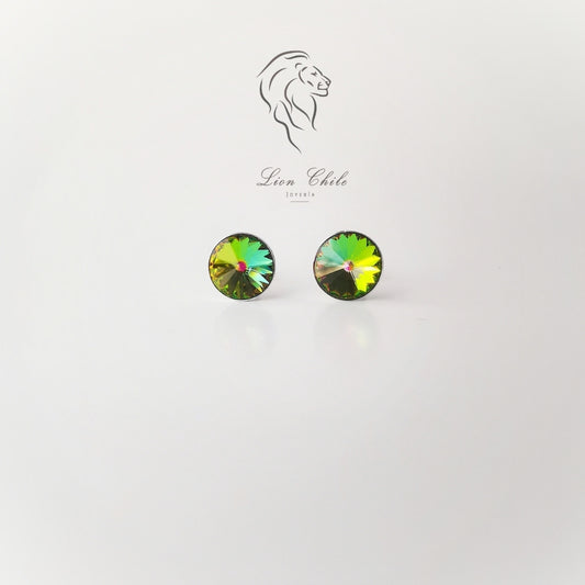 Aros plata 925 Essential Cristal Multicolor