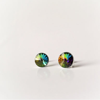 Aros plata 925 Essential Cristal Multicolor