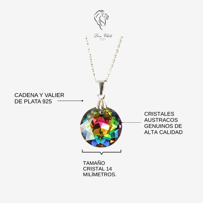 Collar Cristal Azul Sereno — Plata 925 con Cristal Austriaco