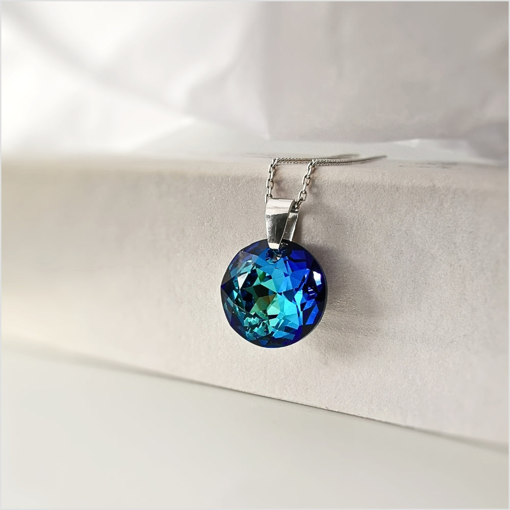 Collar cristal Azul Sereno