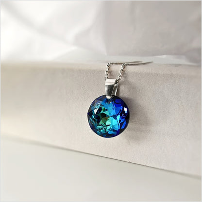 Collar cristal Azul Sereno