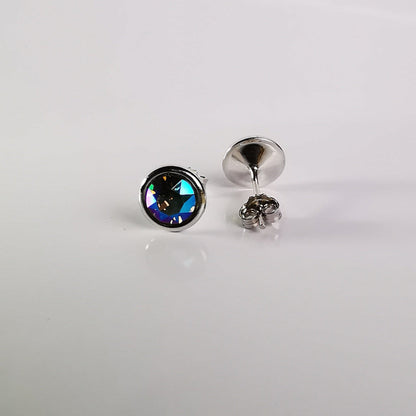 Aros de plata 925 Classic cristal