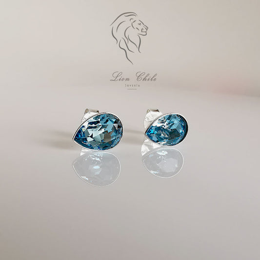 Aros plata 925 con cristales austriacos