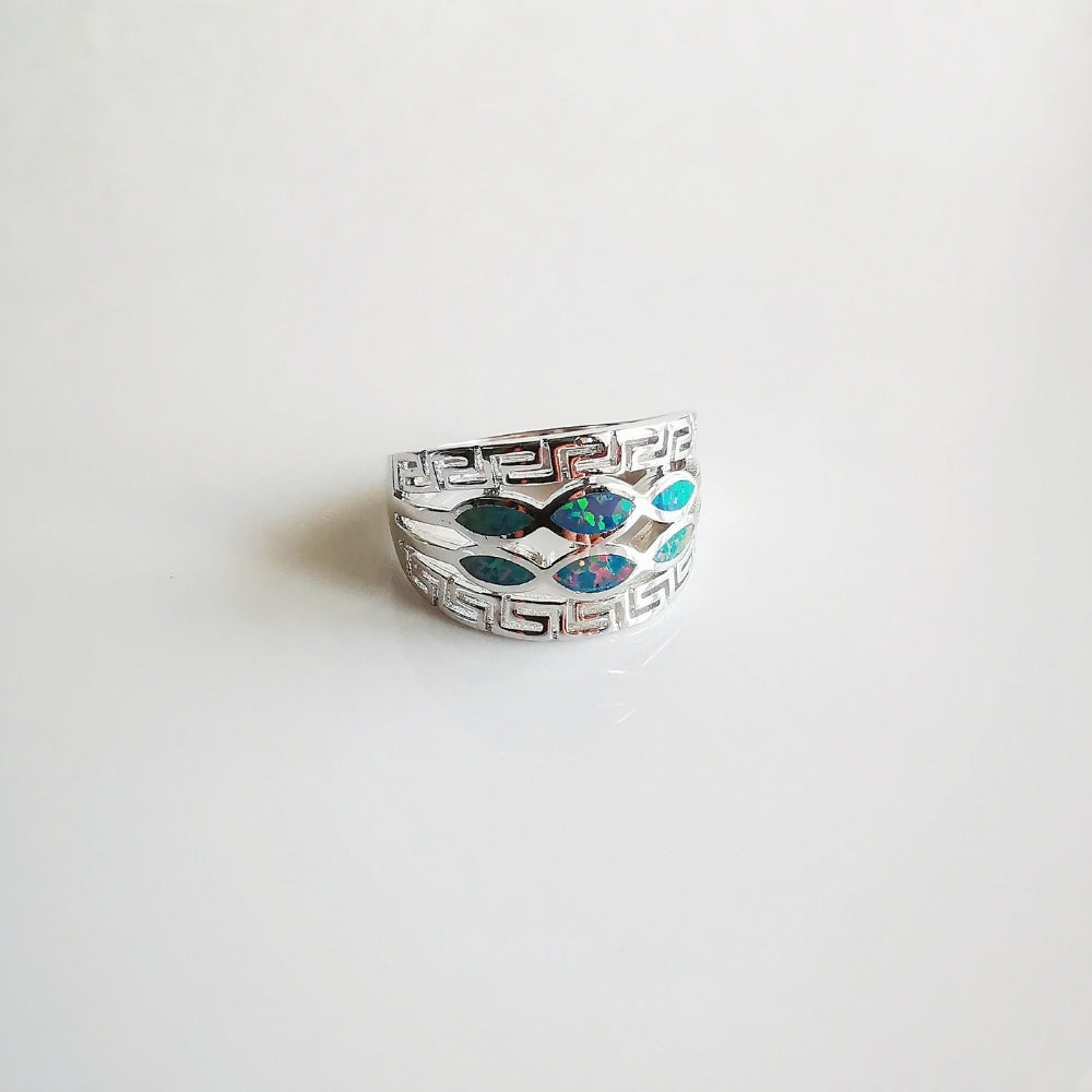 Anillo de plata 925 "OCEANO"