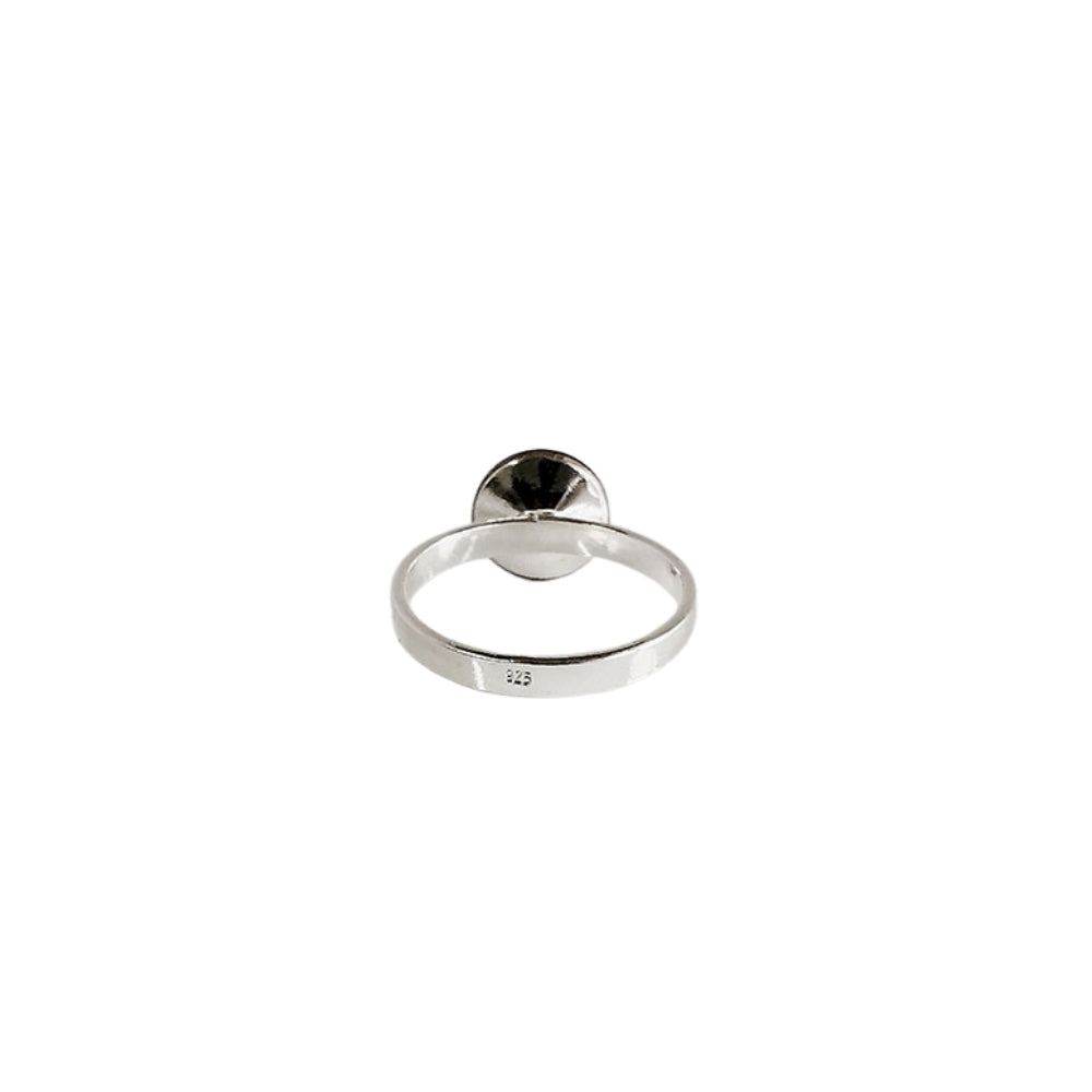 Anillo de plata 925 con cristal "Aura"