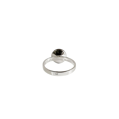 Anillo de plata 925 con cristal "Aura"