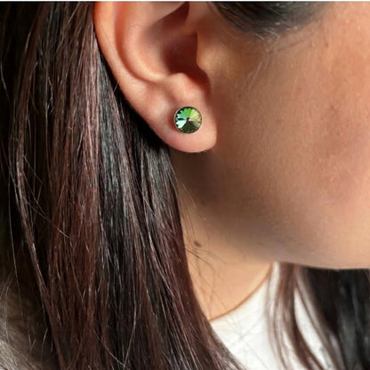 Aros plata 925 Essential Cristal Multicolor