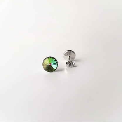 Aros plata 925 Essential Cristal Multicolor