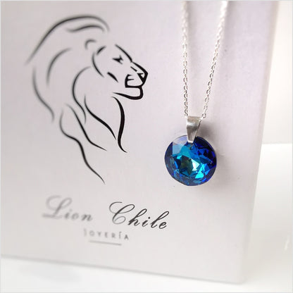 Collar cristal Azul Sereno