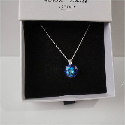 Collar cristal Azul Sereno