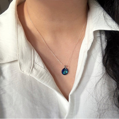 Collar cristal Azul Sereno