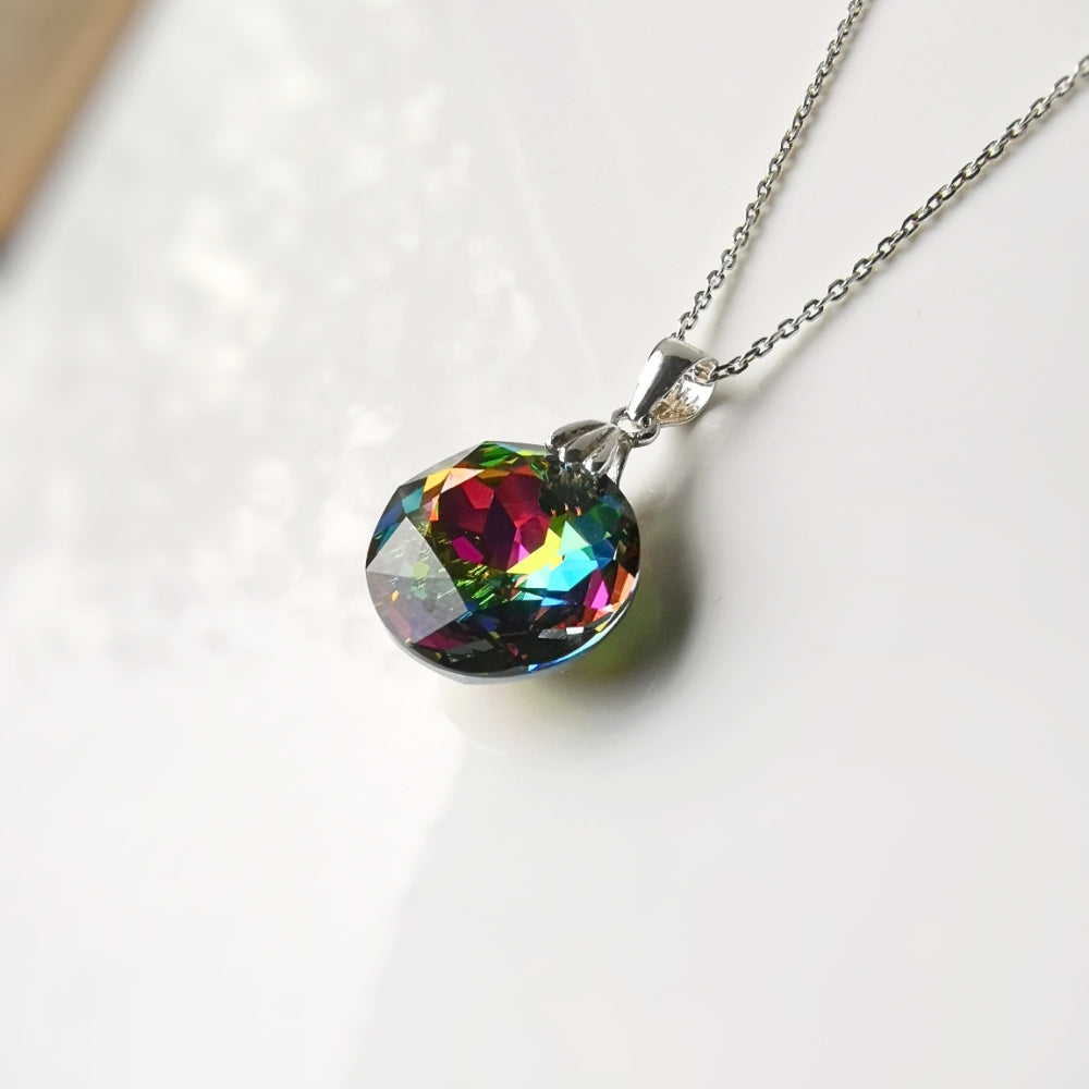Collar Cristal Azul Sereno — Plata 925 con Cristal Austriaco