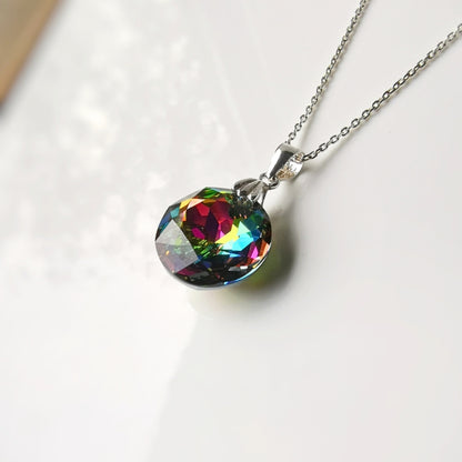 Collar Cristal Azul Sereno — Plata 925 con Cristal Austriaco