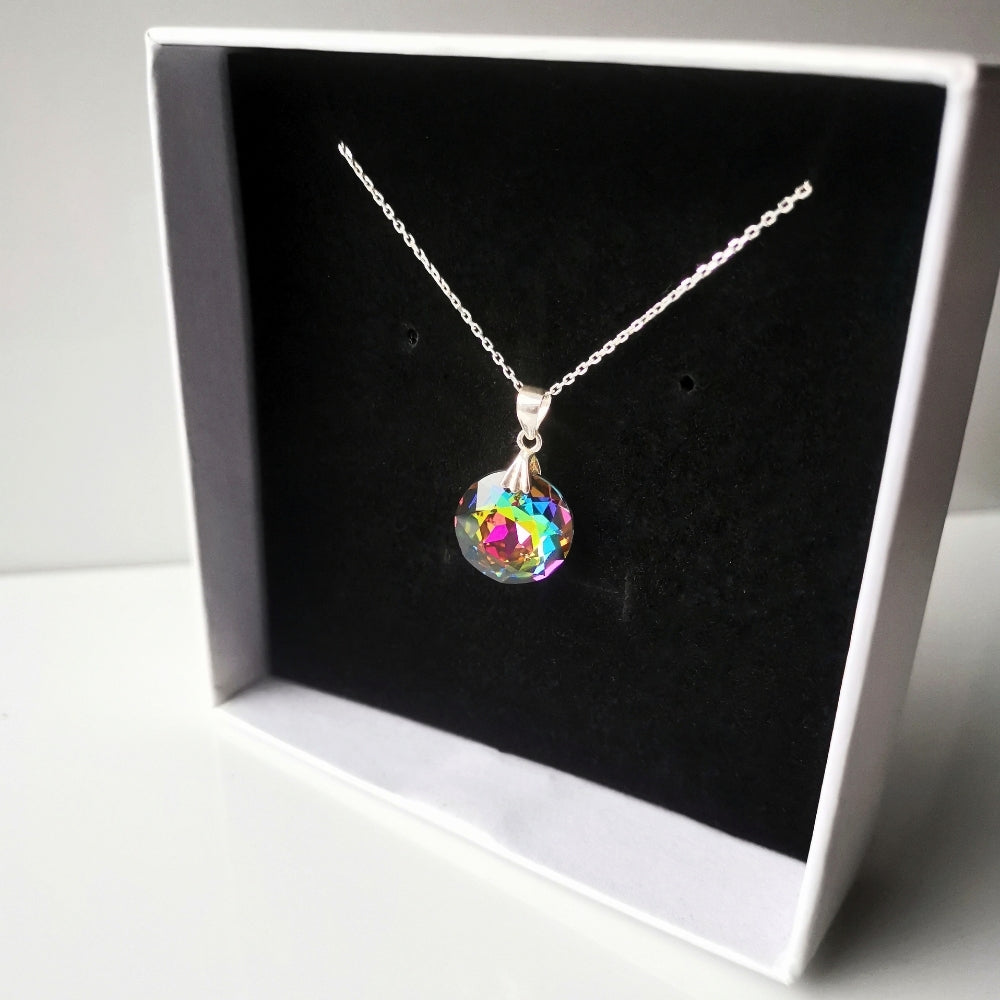 Collar Cristal Azul Sereno — Plata 925 con Cristal Austriaco