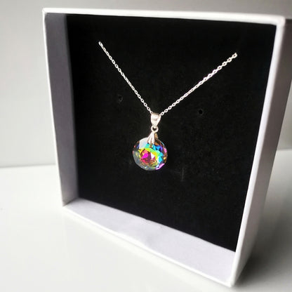 Collar Cristal Azul Sereno — Plata 925 con Cristal Austriaco