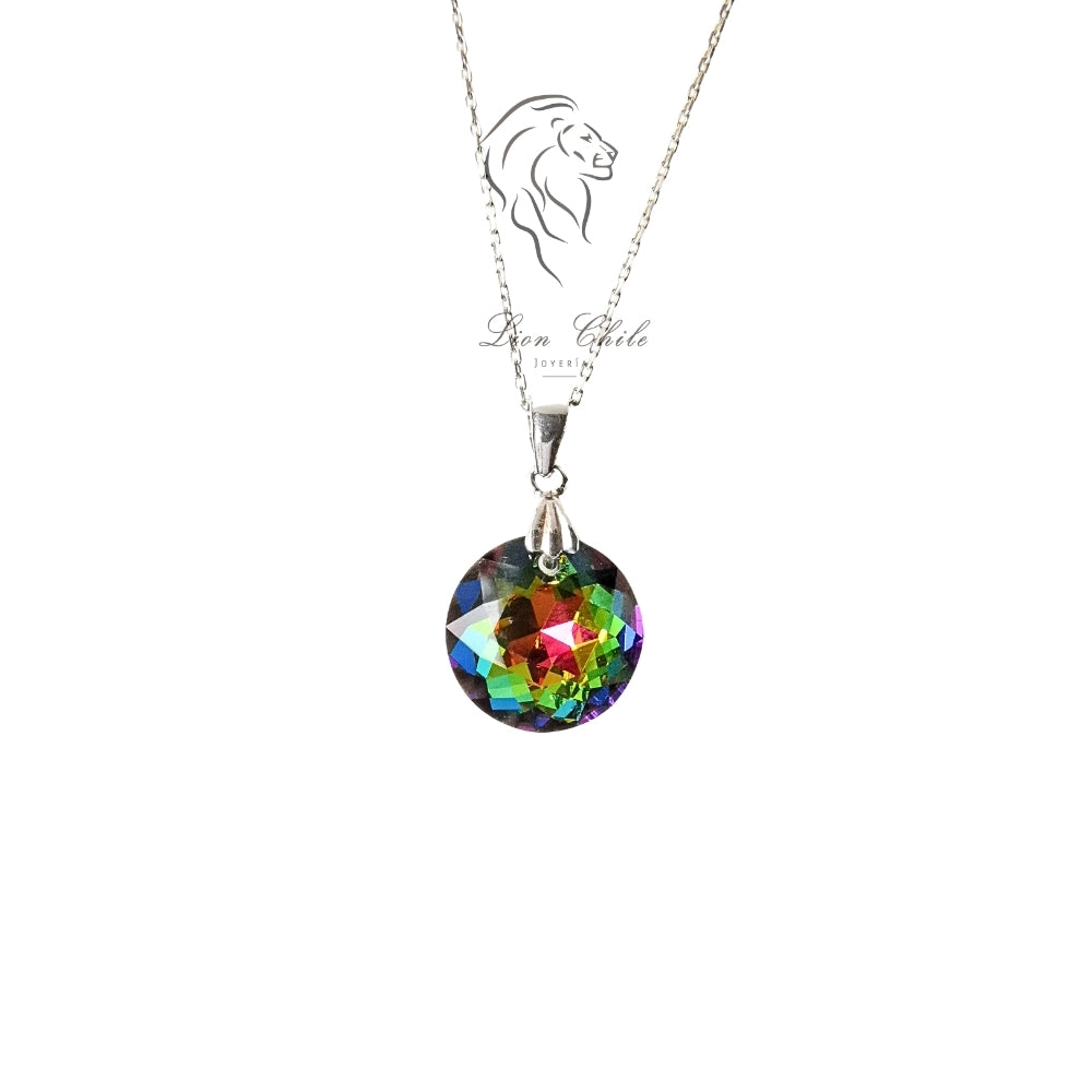 Collar Cristal Azul Sereno — Plata 925 con Cristal Austriaco