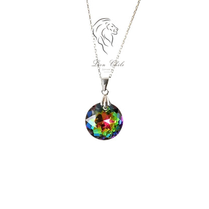 Collar Cristal Azul Sereno — Plata 925 con Cristal Austriaco
