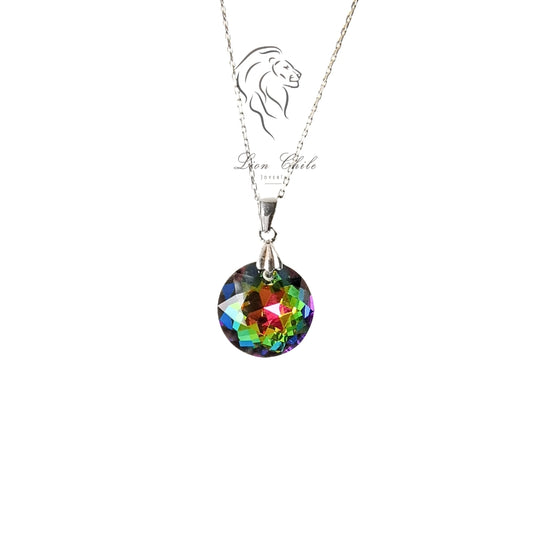 Collar Cristal Azul Sereno — Plata 925 con Cristal Austriaco