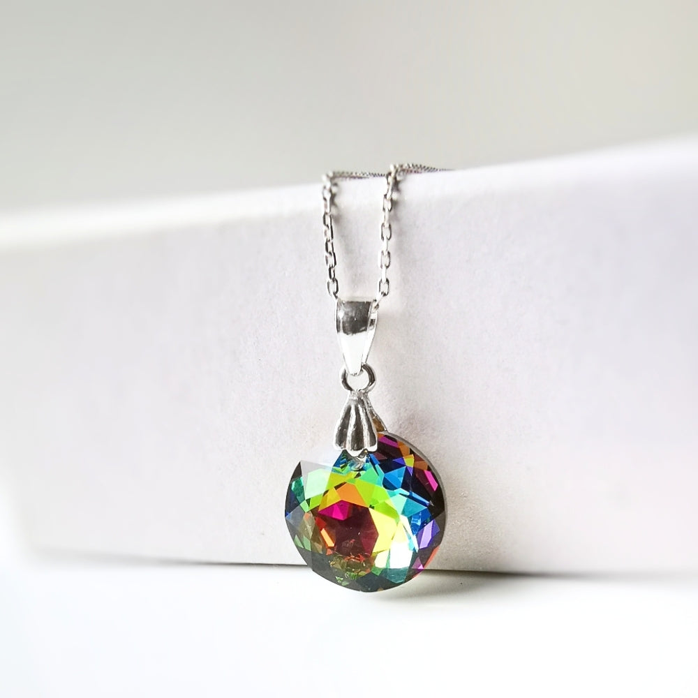 Collar Cristal Azul Sereno — Plata 925 con Cristal Austriaco